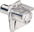 HETTICH Bodenträger Safety Stahl/Kunststoff transparent 4 mm 20 Stück Blisterbox