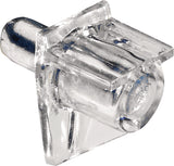 HETTICH Bodenträger Safety Stahl/Kunststoff transparent 4 mm 20 Stück Blisterbox