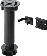 HETTICH Sockelverstellfuß Kunststoff schwarz, Verstellbereich 100-150 mm, 200 kg belastbar