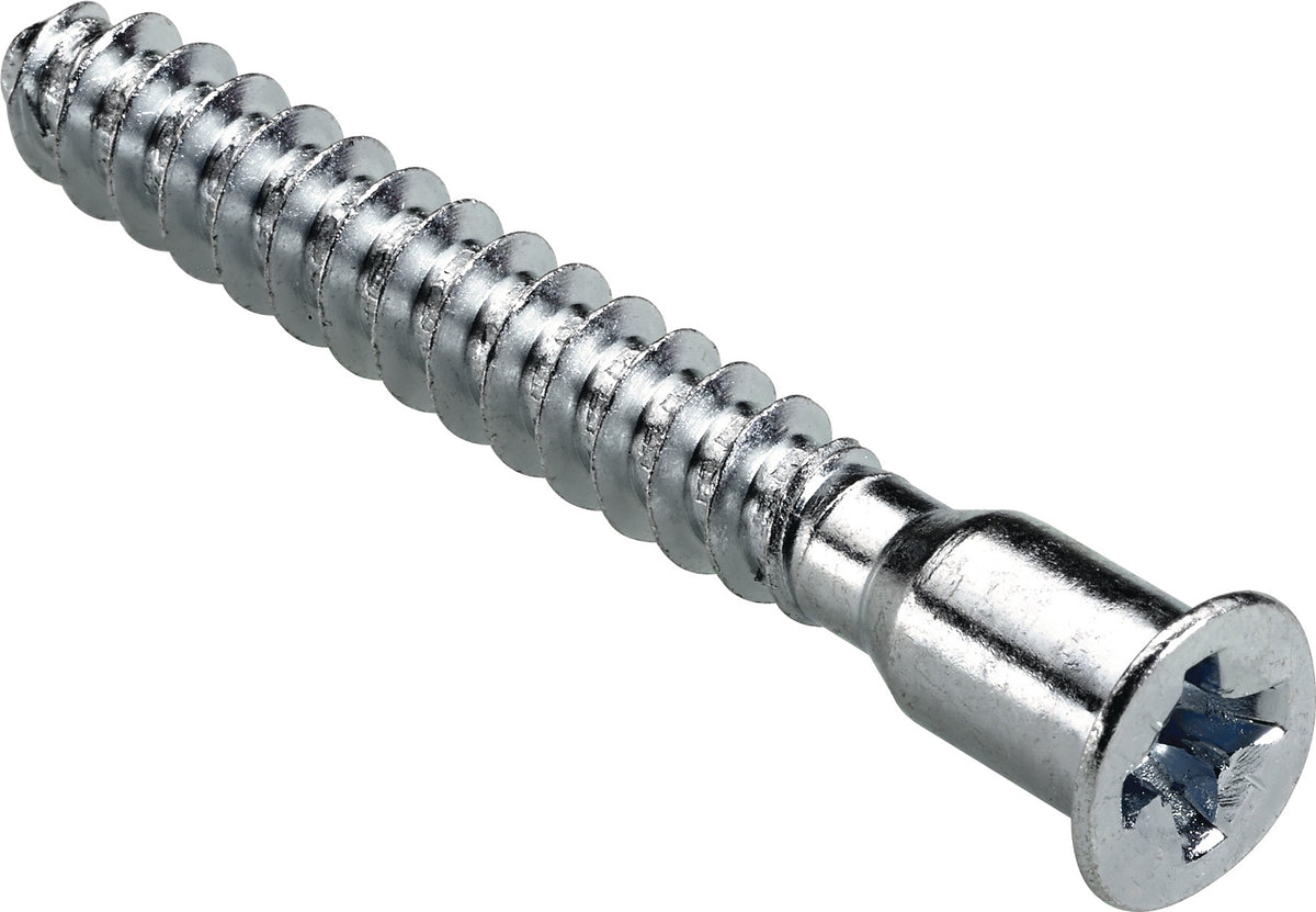 HETTICH Verbindungsschraube Direkta 2 Stahl verzinkt 50 mm – 16 Stück Möbelverbinder