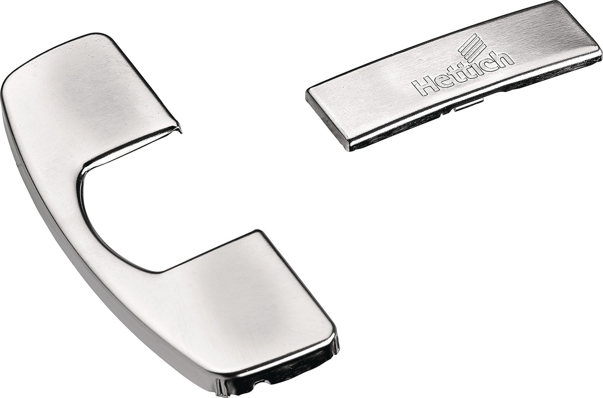 HETTICH Abdeckkappe STA vernickelt 2-Set für Sensys Scharniere – 2 Stück Blisterbox