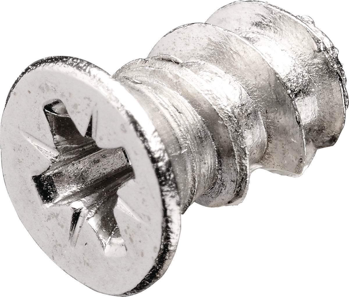 HETTICH Direktbefestigungsschraube Stahl vernickelt 3,6 mm x 10,5 mm – 20 Stück Blisterbox