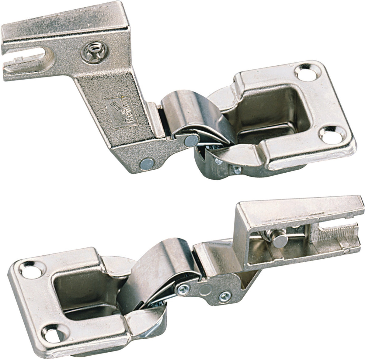 HETTICH Klappenscharnier Markant 7,1 90° Stahl/Zinkdruckguss vernickelt vorliegend L/R