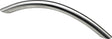 HETTICH Möbelgriff Stahl Edelstahl Optik 128 mm – Ø 10 mm, 149 mm Gesamtlänge