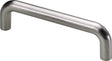 HETTICH Möbelgriff STA Stahl Edelstahl Optik 96 mm – Ø 13 mm, Höhe 30 mm