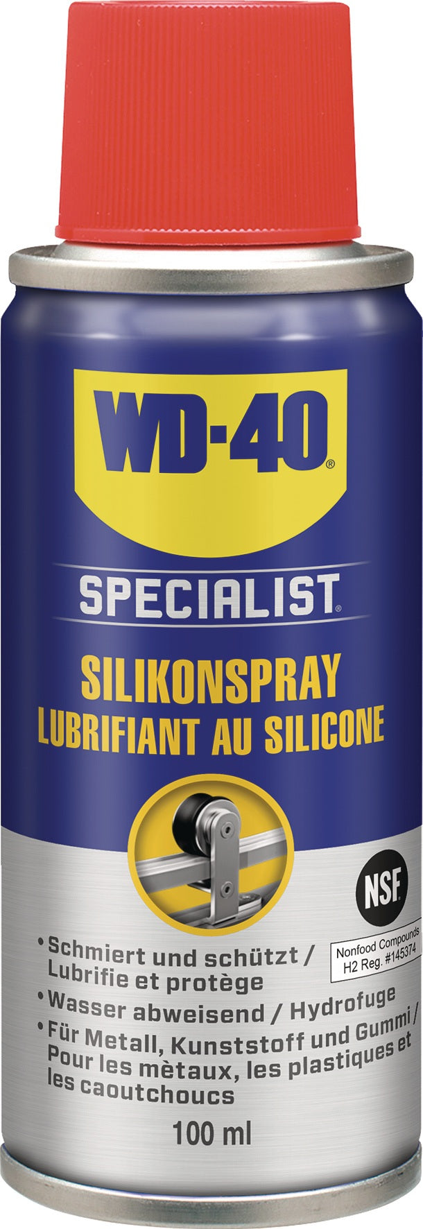 WD-40 SPECIALIST Silikonspray farblos NSF H2 400 ml Spraydose Smart Straw™
