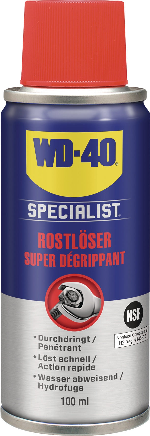 WD-40 SPECIALIST Rostlöser 400ml NSF H2 Spraydose Smart Straw™ – 12 Stück