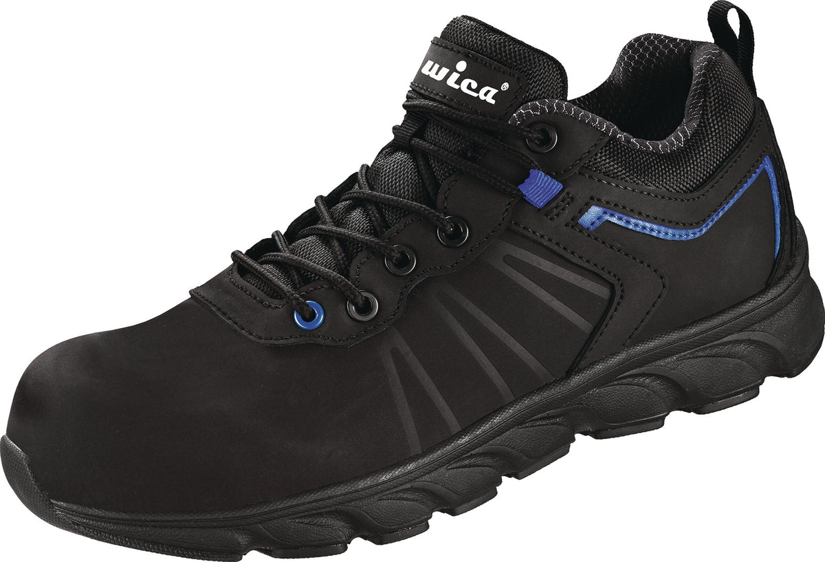 WICA Sicherheitsschuh Vezzo S3 SRC – Metallfreier Action-Nubukleder-Schuh, Gr. 40, Weite 10,5