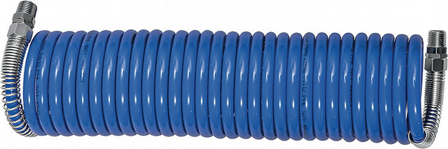 RIEGLER Spiralschlauch ID 6 mm AD 8 mm, 5 m, R 1/4 Zoll, Polyamid, 19 bar