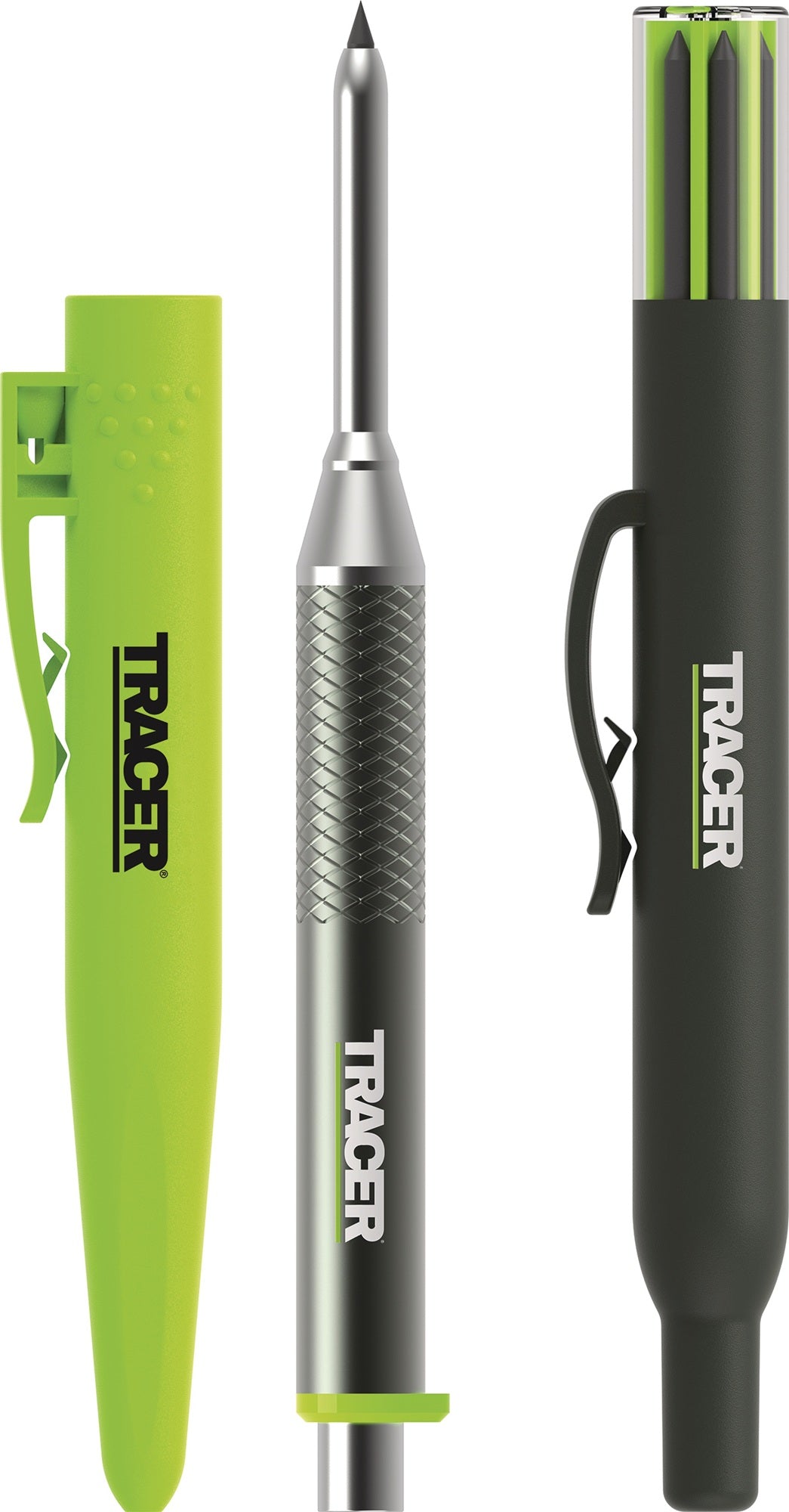OX TOOLS TRACER PRO Tieflochbleistift-Set 2,8 mm – Markieren bis 145 mm Tiefe