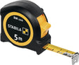 STABILA Taschenrollbandmaß BM 100 – 5 m, EG II, ABS/TPE, Metall-Clip