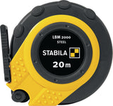 STABILA Kapselbandmaß LBM 2000 STEEL 20 m – Stahlband mit Universalhaken