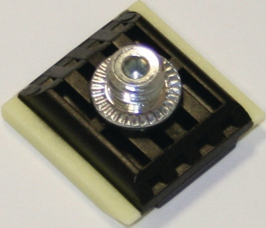 GEZE Gleitstein-Set TS 5000 ISM/Ecline Schwarz – Ersatzteil für Gleitschienen