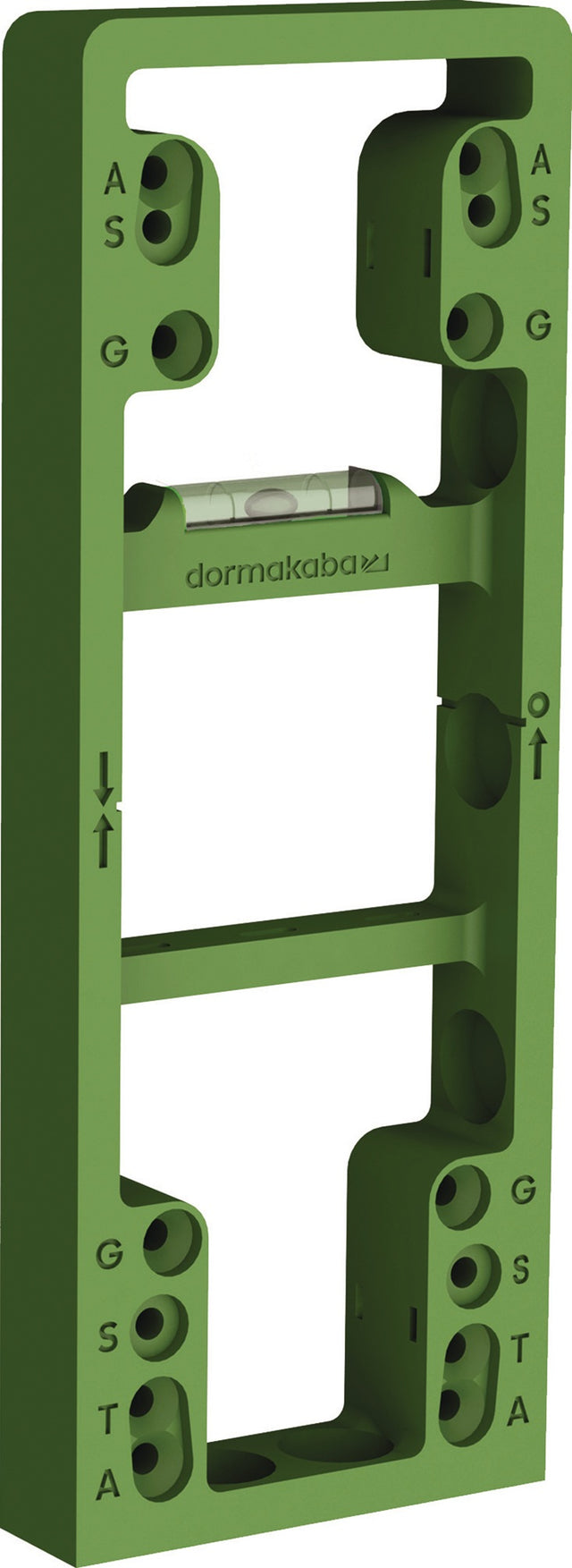 DORMAKABA Adapterrahmen STL-G/ETL-G – Kunststoff grün für Aufputzmontage & Lochbildanpassung