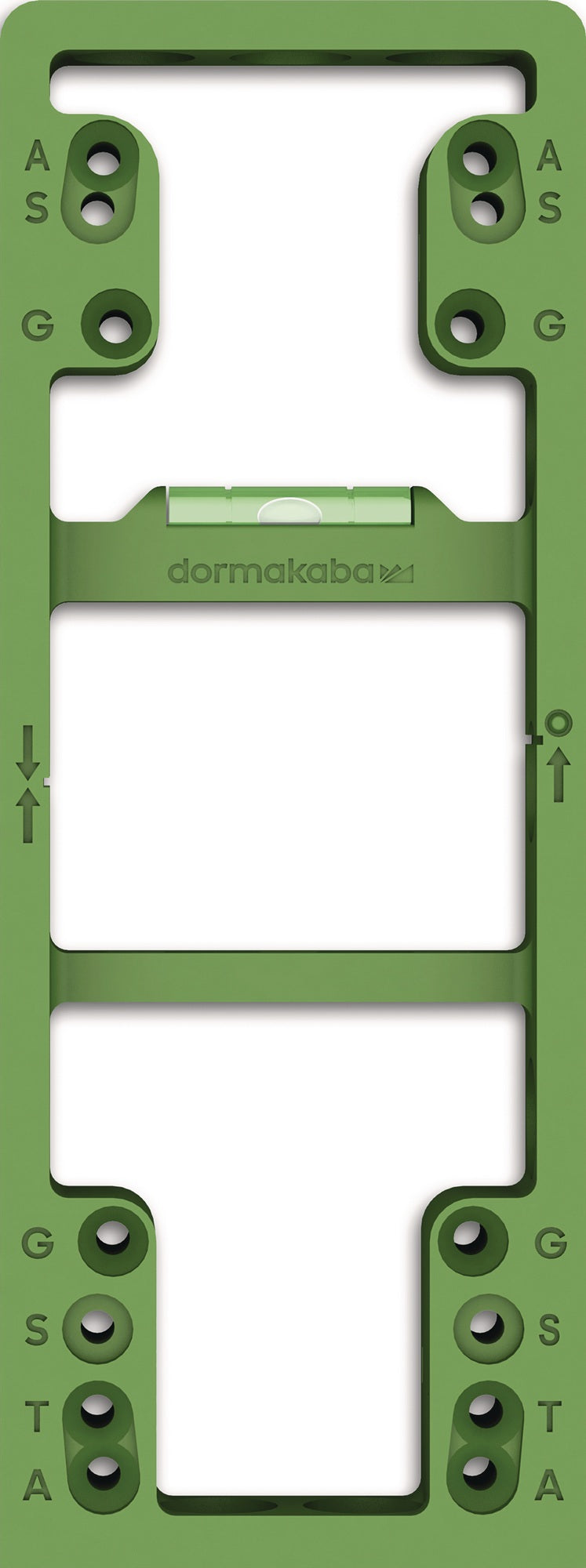 DORMAKABA Adapterrahmen STL-G/ETL-G – Kunststoff grün für Aufputzmontage & Lochbildanpassung