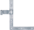 GAH Fensterladen-Winkelband 250 x 200 mm, Stahl verzinkt, gerade Ausführung