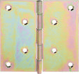 GAH Scharnier 100x100 mm sendzimirverzinkt Stahl 10 Stück
