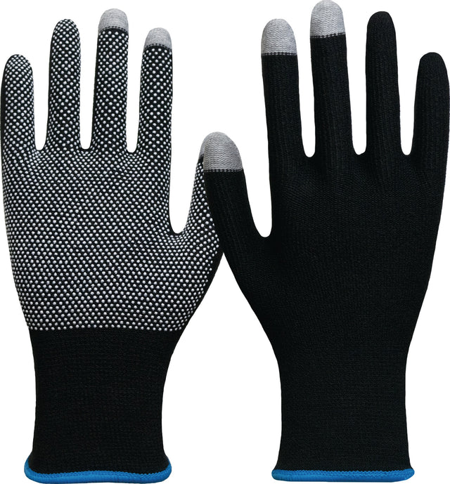 NITRAS Handschuhe SMART SWIPE Gr.10 schwarz/weiß EN 388 PSA II – Touchscreenfähig