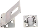 GAH Sicherheitsüberfalle 93 x 38 mm aus Stahl, galvanisch verzinkt und dickschichtpassiviert