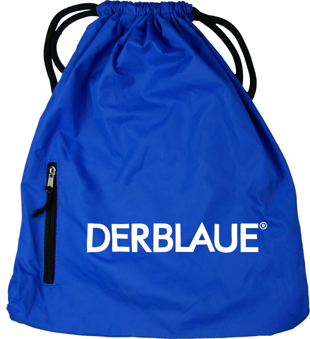 DER BLAUE AQ Beutel mit separater Netzteiltasche und stabiler Aufhängöse