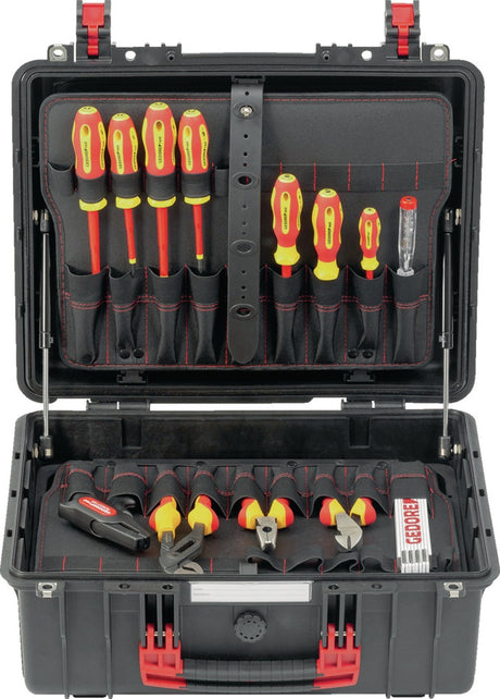 GEDORE RED Werkzeugkoffer Elektriker R21652089 88-teilig – VDE-isoliert