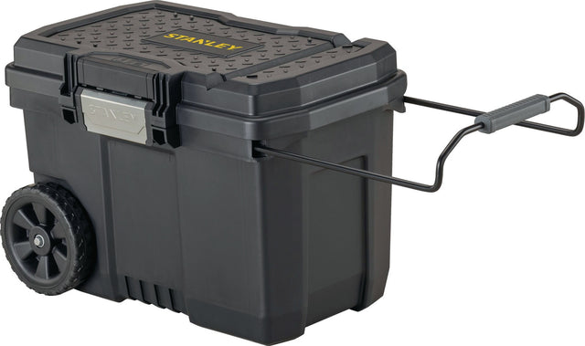 STANLEY Montagebox fahrbar 52 l mit Teleskopgriff und IP53-Schutz