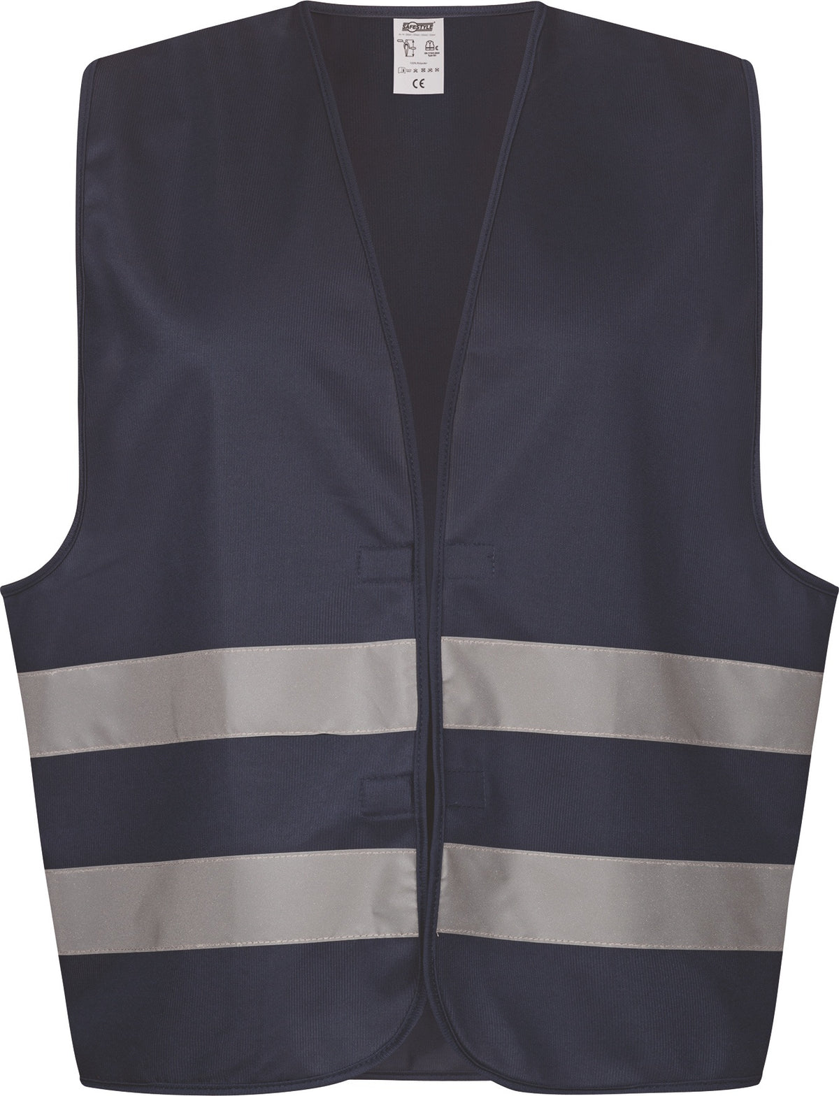 SAFESTYLE Warnweste SKARDE marine universal EN 17353 Typ B3 mit Klettverschluss