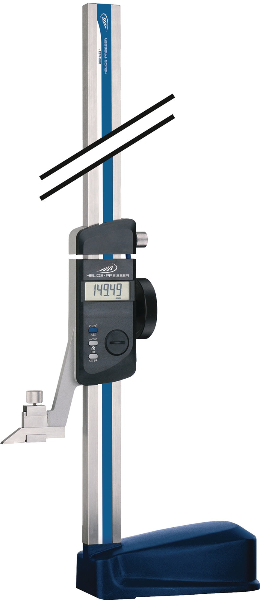 HELIOS PREISSER digitales Höhenmess- und Anreißgerät 350 mm, Ablesung 0,01 mm