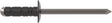 GESIPA Schaltschrankniet e-Fast PolyGrip® Nietschaft 4,8x15 mm Alu/Stahl 250 Stück