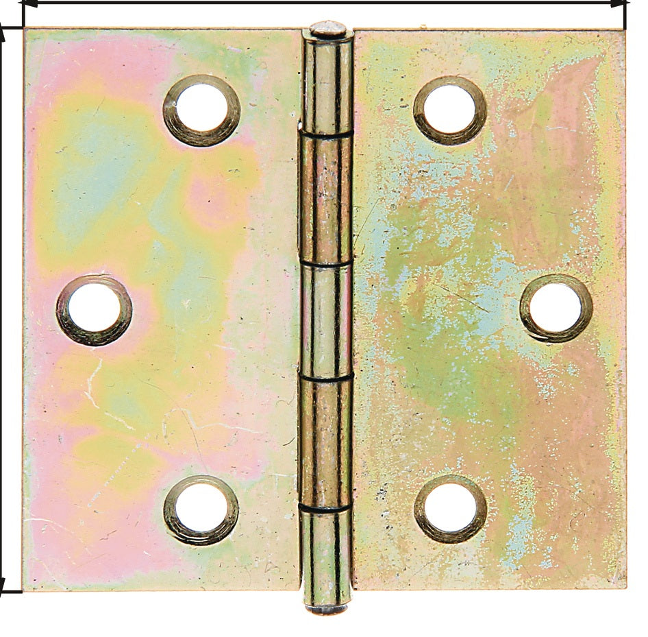 GAH Scharnier 64 x 64 mm sendzimirverzinkter Stahl quadratisch