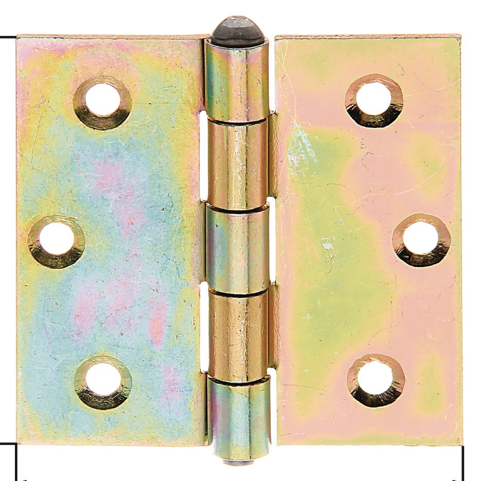 GAH Scharnier 76 x 76 mm sendzimirverzinkt mit losem Edelstahlstift – quadratisch