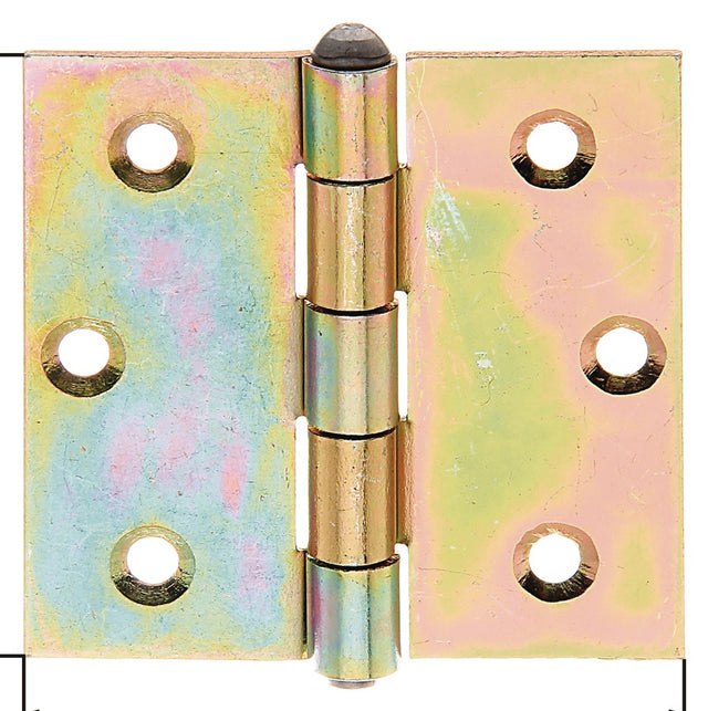 GAH Scharnier 76 x 76 mm sendzimirverzinkt mit losem Edelstahlstift – quadratisch