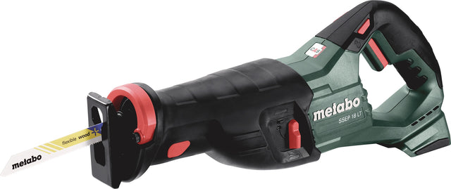 METABO Akku-Säbelsäge SSEP 18 LT 18V 32mm 0-3000 min-¹ – variable Hubzahl, LED, ohne Akku