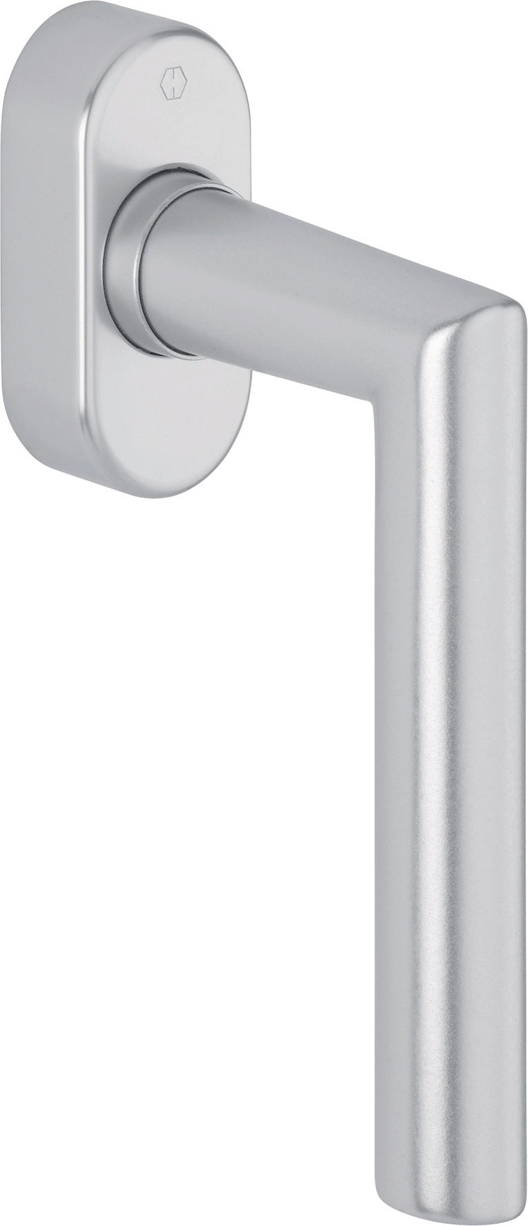 HOPPE Dreh-/Kipp-Fenstergriff Amsterdam 0400/UD9056 mit SecuForte® und VarioFit®, Aluminium F1 silberfarben