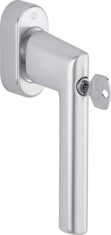 HOPPE Dreh-/Kipp-Fenstergriff Amsterdam abschließbar SecuForte® Aluminium silberfarbig