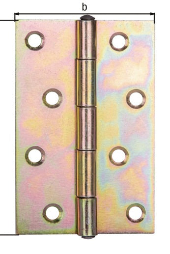 GAH Scharnier halbbreit 70x53 mm sendzimirverzinkt