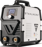 STAHLWERK Elektrodenschweißgerät ARC 200 Synergic Pro mit Zubehör 10-200 A