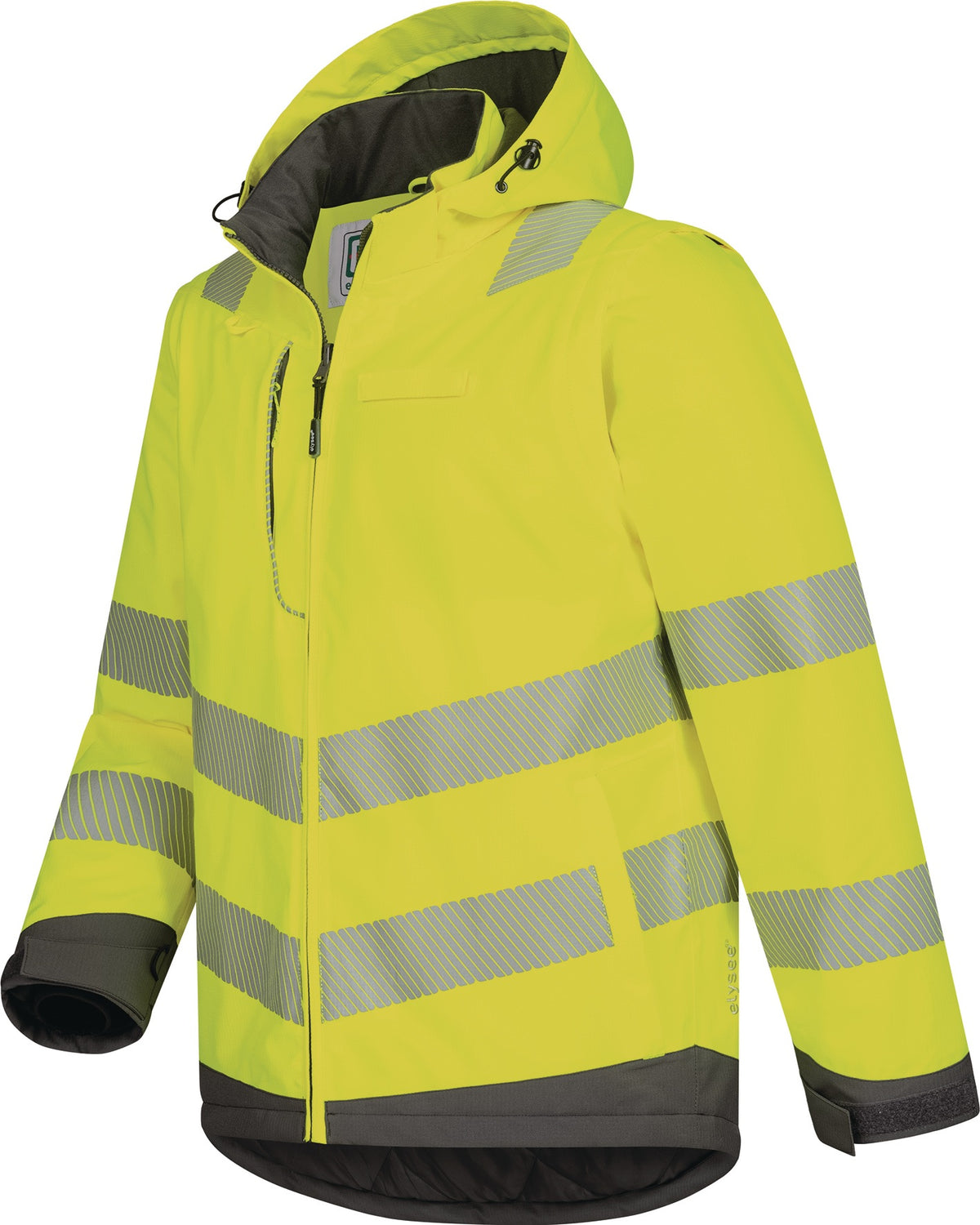 Warnschutzjacke ANDOMAR Gr.XXL gelb/grau ELYSEE – 3-in-1 mit abnehmbarer Weste, EN ISO 20471 Kl. 3