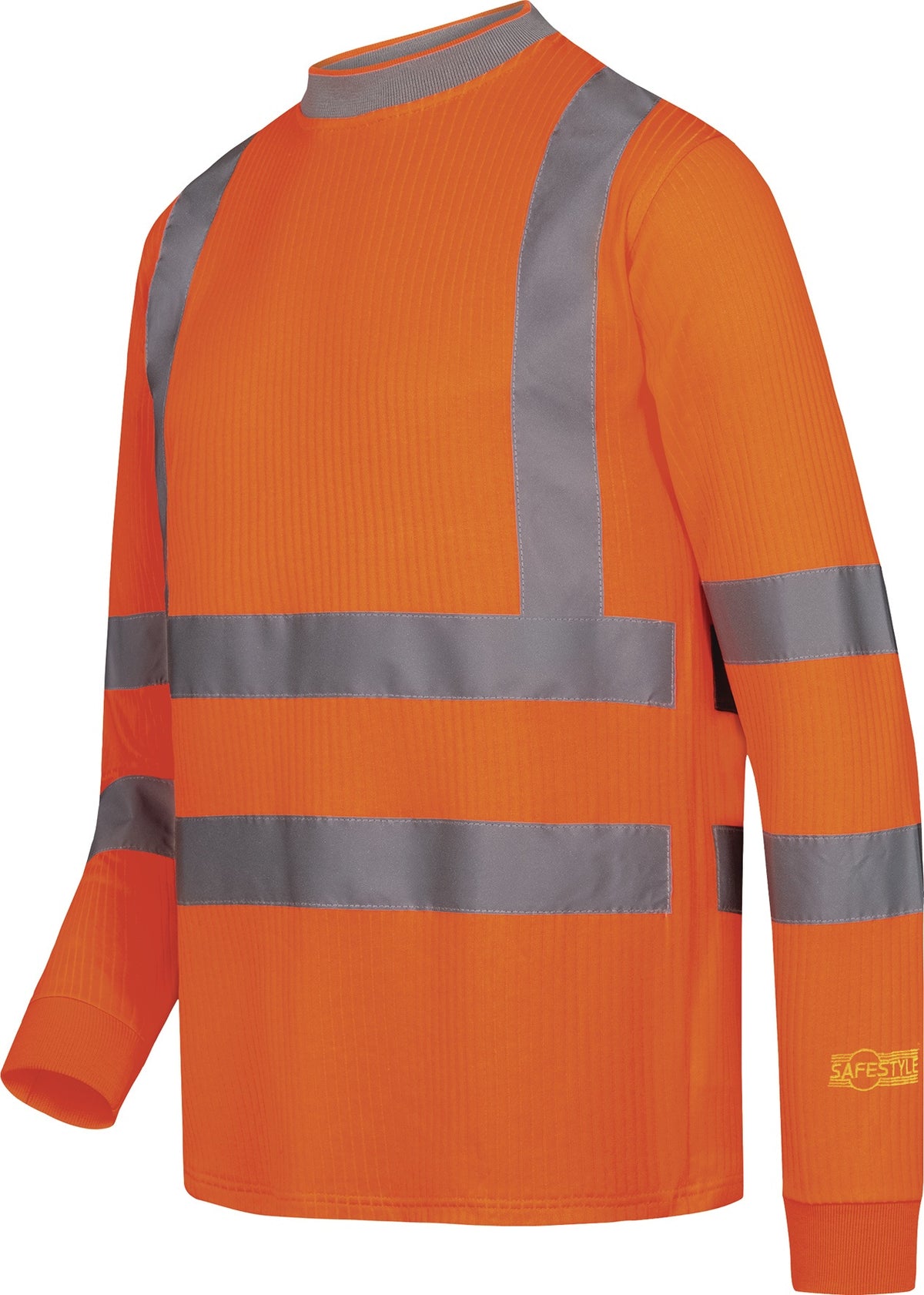 SAFESTYLE Warnschutz-Langarm-T-Shirt OLEAS Gr. M gelb – UV-Schutz UPF 40+ & EN ISO 20471 Kl. 2