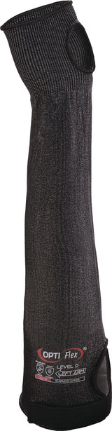 OPTIFLEX Armschützer BUENOS AIRES 45 cm schwarz-melange EN388/EN407 PSA II – 10 Paar