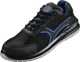 GÖHREN NUOVO Sicherheitsschuh S1P FO SR ESD, Gr. 40, schwarz/blau, Weite 10,5