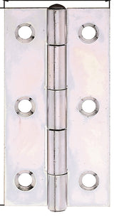 GAH Scharnier 82 x 45 mm sendzimirverzinkt, schmal, mit Edelstahl-Stift