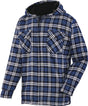 TEXXOR Thermohemd WILLISTON Gr. L blau/weiß – Sherpa-Futter & winddicht