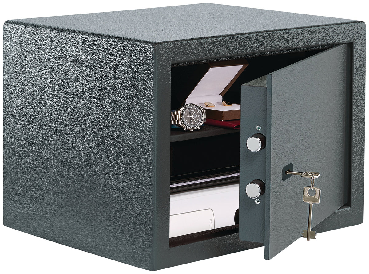 BURG-WÄCHTER Möbeltresor Pure-Safe PS 110 E – Elektronikschloss, 6,7 l, anthrazit