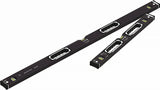 STABILA Wasserwaagenset 196-2 Dark Shadow 2-teilig, 61 cm + 122 cm, extrasteifes Aluminium-Profil
