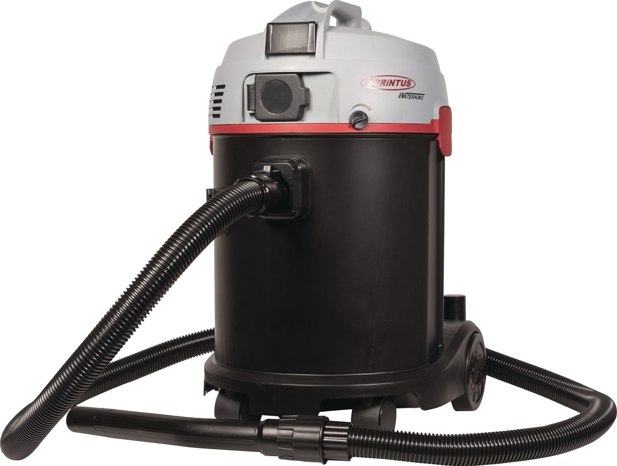 SPRINTUS Nass-/Trockensauger Waterking 1300 W 30 l – leise, kraftvoll, für Profis