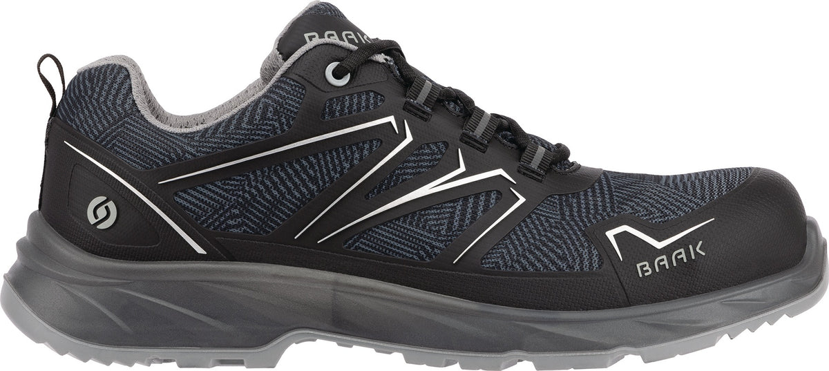 BAAK Sicherheitsschuh Pat S3S ESD Textil schwarz Gr. 38 – Leichter Schutz mit Komfort
