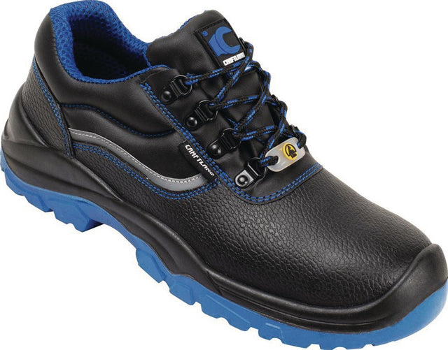 CRAFTLAND Sicherheitsschuh NAUEN S3 FO SR ESD, Gr. 40, Weite 10,5, schwarz/blau