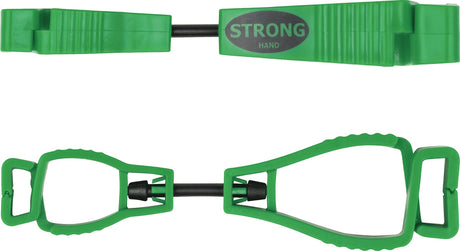 Handschuh-Clip STRONGHAND aus Kunststoff in Grün – 10 Stück, für Handschuhe am Gürtel