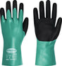 STRONGHAND Chemiehandschuhe CLARINGTON Gr.10 grün/schwarz EN 407/EN 388/EN 374 – 12 Paar